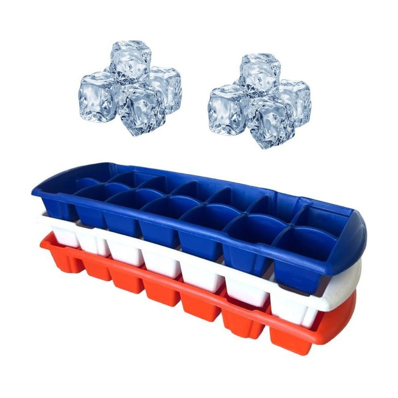 X3 Cubeta Hielo Cubetas Hielo Cubetera Para Hielo Cubeta 14c Al Azar Colores Variados