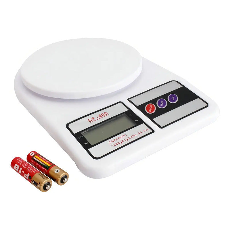 Balanza De Cocina Digital Electrónica Capacidad Máxima 10 Kg Color Blanco