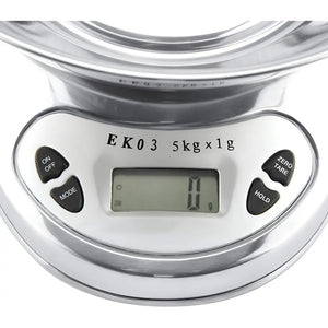 Pesa Gramera Pesa Digital Cocina Balanza Cocina 5kg/0.1g Pesa De Comida Pesa De Alimentos Balanza Digital Cocina Pesa Cocina Bascula Cocina Gramera Digital Balanza De Cocina Digital Pasteleriuscl
