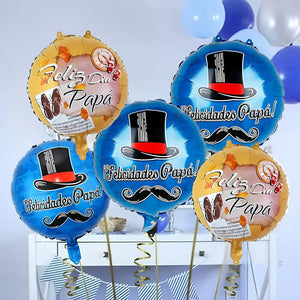 X4 Globos Dia Del Padre Decoracion Dia Del Padre Dia De Papa Globos Corbatin 101781