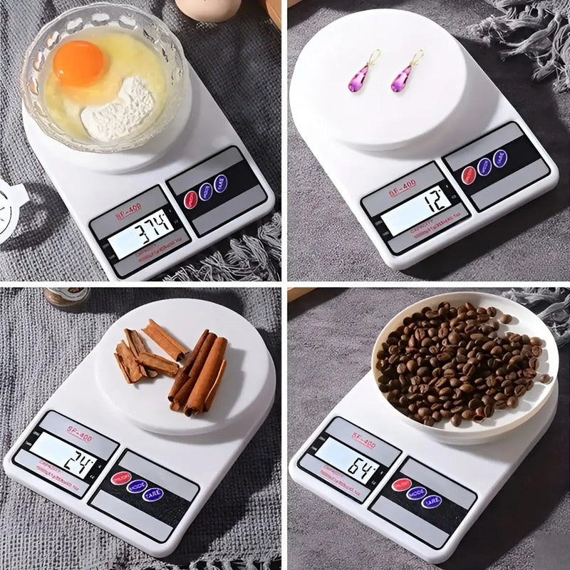 Set Balanza Digital Pesa Cocina Digital + Termometro Digital Capacidad Máxima 5 Kg Color Blanco Gramera Pesa De Alimentos Termometro Digital Cocina Gramera Digital Termometro Cocina Pasteleriuscl