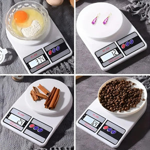 Set Balanza Digital Pesa Cocina Digital + Termometro Digital Capacidad Máxima 5 Kg Color Blanco Gramera Pesa De Alimentos Termometro Digital Cocina Gramera Digital Termometro Cocina Pasteleriuscl