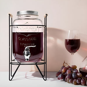 Dispensador De Bebidas Con Atril Dispensadores De Jugos 8l Transparente / Dispensador 8l