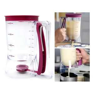 Dispensador De Masa Dispensador Masa Liquida Torta Queque Dosificador De 900ml Permite Verter Alimentos De Manera Fácil Para Repostería Dosificadora Para Cupcake Suministros Para Hornear Pasteleriuscl