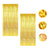 X2 Guirnalda Cortina Metálicas Cortina De Cumpleaños Dorada Dorado