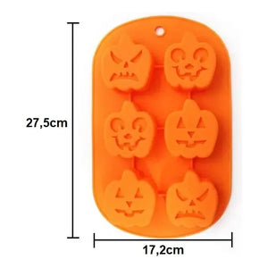 Moldes Halloween Moldes Silicona Halloween Molde De Halloween Molde Calabaza Molde Calabaza 6 Cavid Moldes Para... Naranja