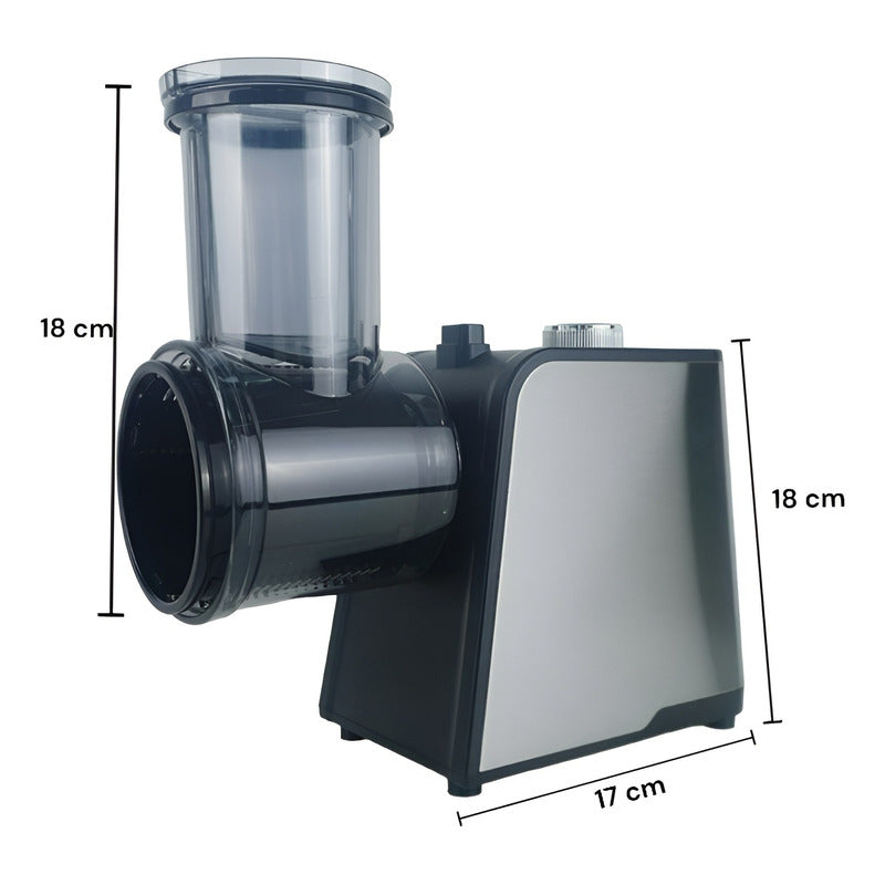 Rallador De Queso Rallador Queso Rallador Multiusos 250w Negro