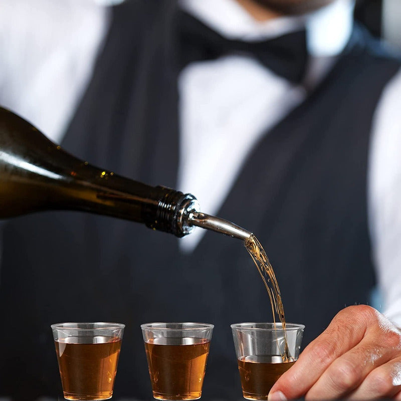 25 Set De Vasos Shot Postres Pocillos Vasos Plastico 102 Ml Transparente