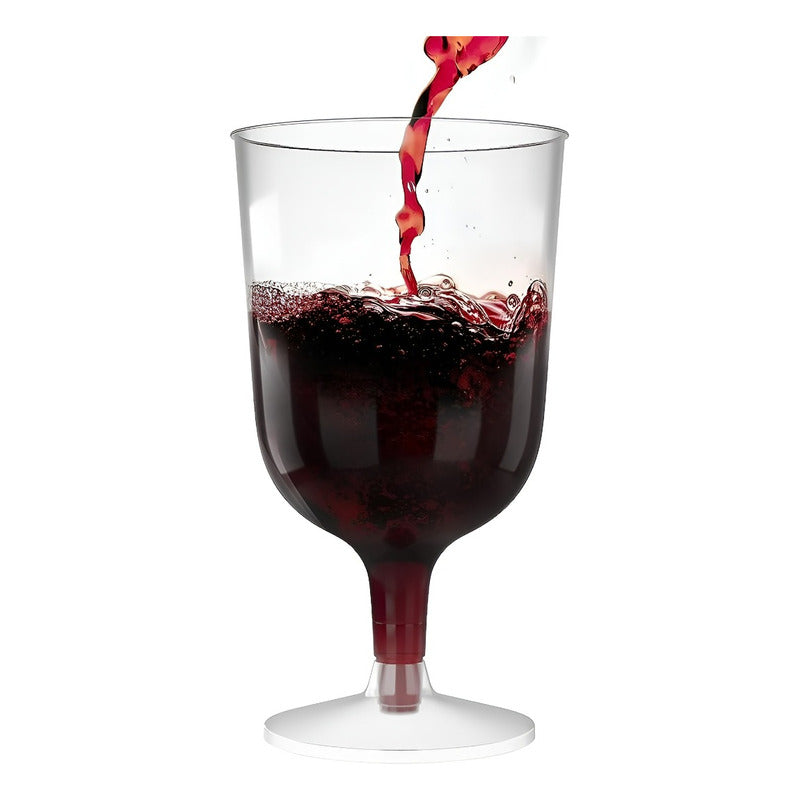 10 Copas De Vino Copa Acrilico Copa Plastico Copas 6oz/177ml Transparente