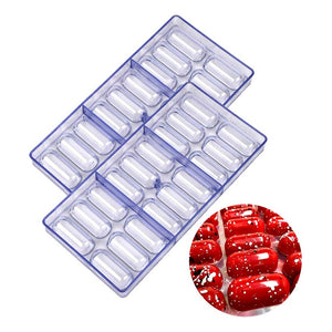 Pack 2 Moldes Chocolate Capsula Moldes De Chocolate Capsulas