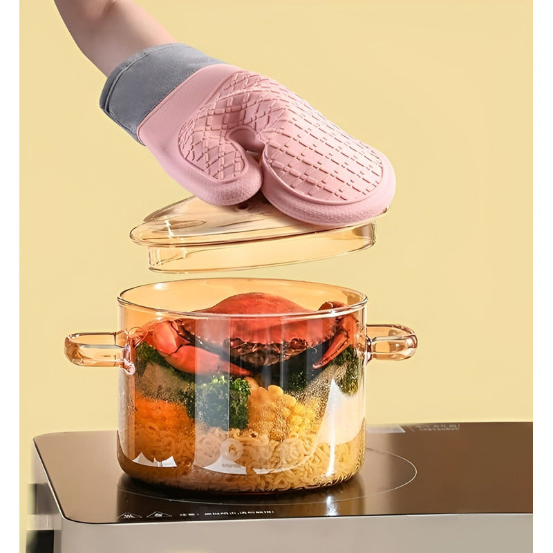 Guante Silicona Para Horno Toma Olla Guantes Cocina 27 Cm