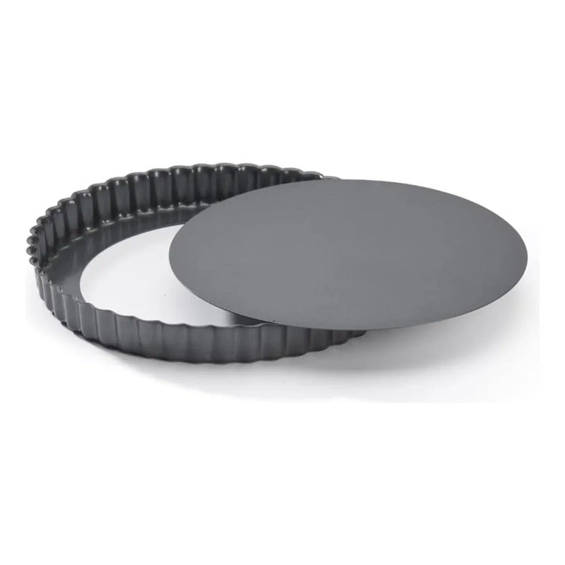 Molde Tartaleta Desmontable Antiaderente Sweetcook 26cm Gris Gris Oscuro