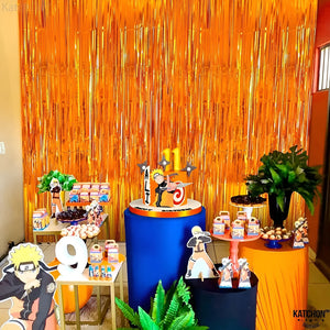 2 Cortina Metálicas Guirnalda Cortina Cumpleaños Decoracion
