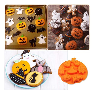 Moldes Halloween Moldes Silicona Halloween Molde Calabaza 7 Naranja