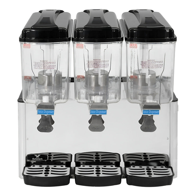 Dispensadores De Bebidas Frias Dispensador Electrico 3x18l Negro