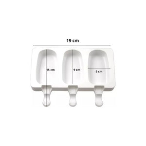 Set X2 Molde Helado Silicona Molde Silicona Para Helado 3cav