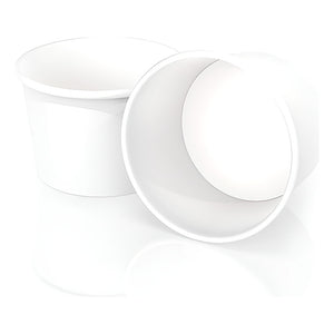 200 Vasos Polipapel Pote Helado Desechables Vaso Helado 8oz