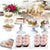 Set 7 Porta Cupcakes Bases Para Tortas Alzadores Candy Bar Blanco / Set 7pcs