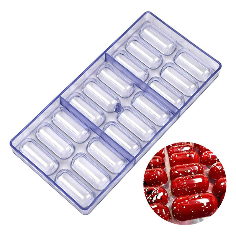 Moldes Chocolate Moldes De Chocolate Policarbonato Capsulas Gris