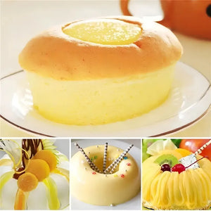 Molde Torta Molde Queque Redondo Molde Aluminio Flanera 20cm Moldes De Tubo Acanalado Para Hornear Pastel Molde Para... Plateado