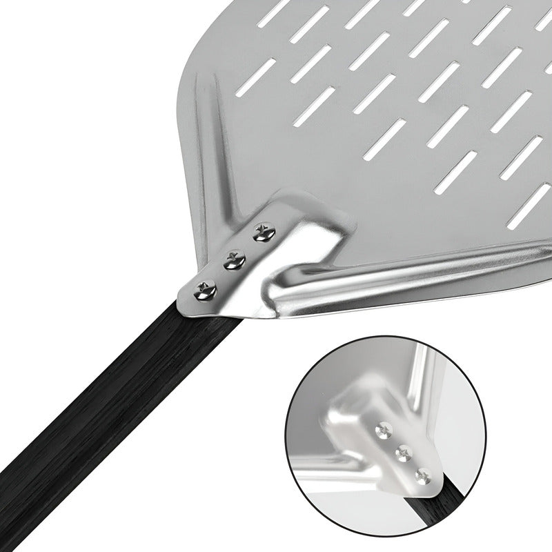 Pala Para Pizza Espatula Pizza Pala De Pizza Perforada 30cm Plateado