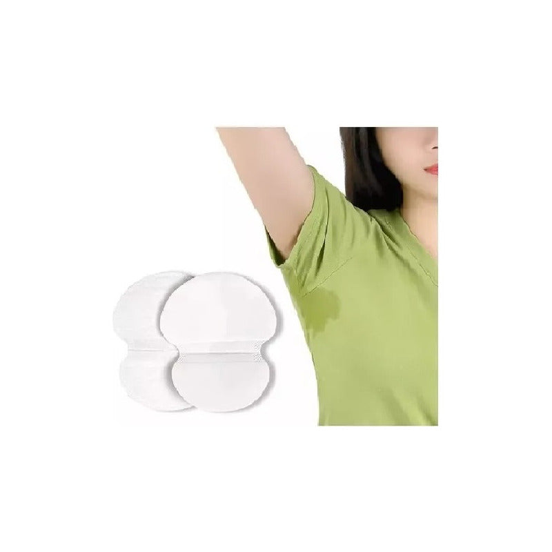 X20 Parches Protectores Piel Antitranspirantes Axilas Polera Blanco