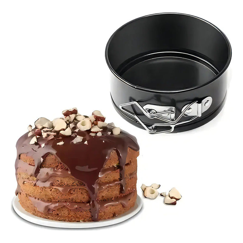 Molde Torta Moldes Queque Moldes Desmontables Mini Redondo Molde Para Hornear Redondo Antiadherente Fondo Extraíble Mini Moldes Utensilios De Repostería Para Cheesecakes Pasteleriuscl Gris
