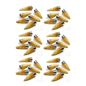Pack X36 Cono Molde Para Cannoli Cachito Croissant Pan Danes