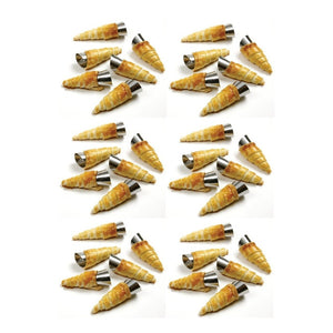 Pack X36 Cono Molde Para Cannoli Cachito Croissant Pan Danes