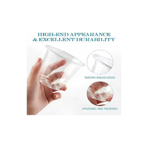 X50 Vasos Plásticos Desechables 5oz Vasos Desechables Para Bebidas Frías 5oz 148ml Vasos Descartables 5oz Vasos... Transparente