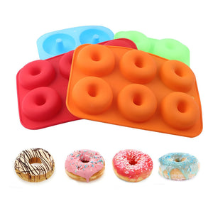 Set X8 Moldes Silicona Moldes De Silicona Donuts Mini Donas