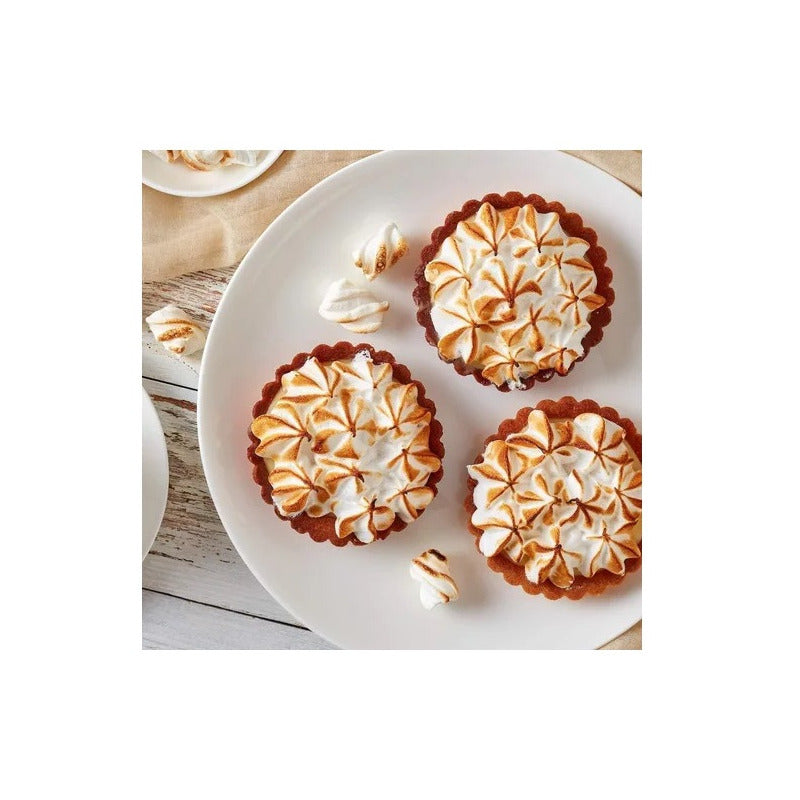 12 Molde De Tartaleta Molde Tarta Molde Mini Pie Fija 10,5cm Gris