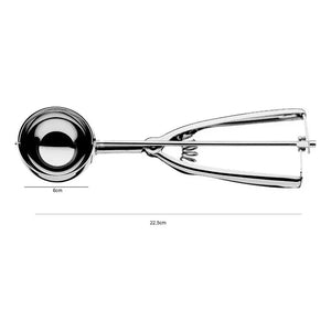 Pack X3 Cucharas Helado Cuchara Helado Cuchara De Helado 6cm Cuchara Profesional Para Helados Con Liberación De Gatillo... Plateado