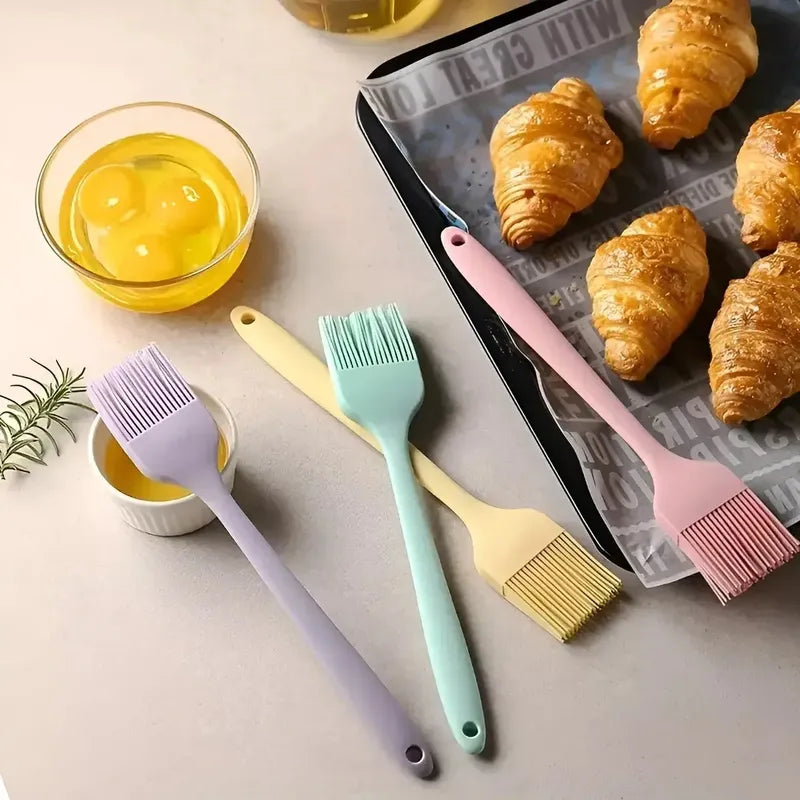 Brochas De Silicona Reposteria Utensilios Cocina Pincel 26cm Brocha De Reposteria Pincel Cepillos De Silicona Para Repostería Brochas De Cocina Cepillos Para Untar De Silicona Resistente Pasteleriuscl