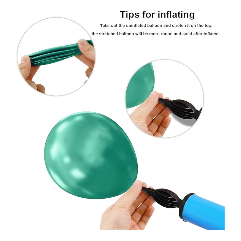 25 Set De Cumpleaños Globos Cumpleaños Globo Metalizado 0015 Verde Metalico 0015