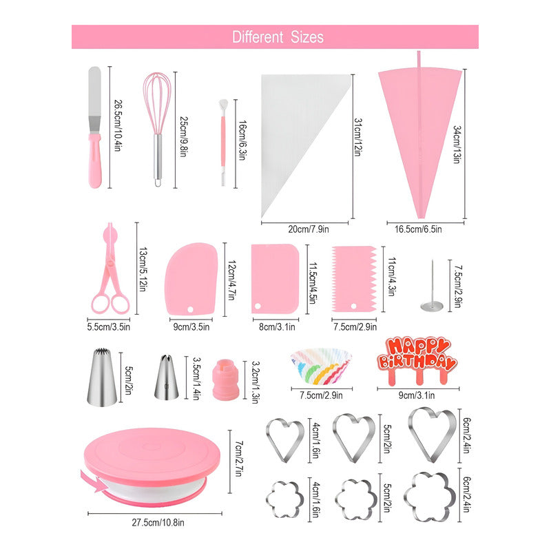 Kit Pasteleria Set Reposteria Kit Reposteria Completo 286pcs