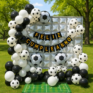 Set De Globos Decoracion Cumpleaños Futbol Cotillon Fiestas