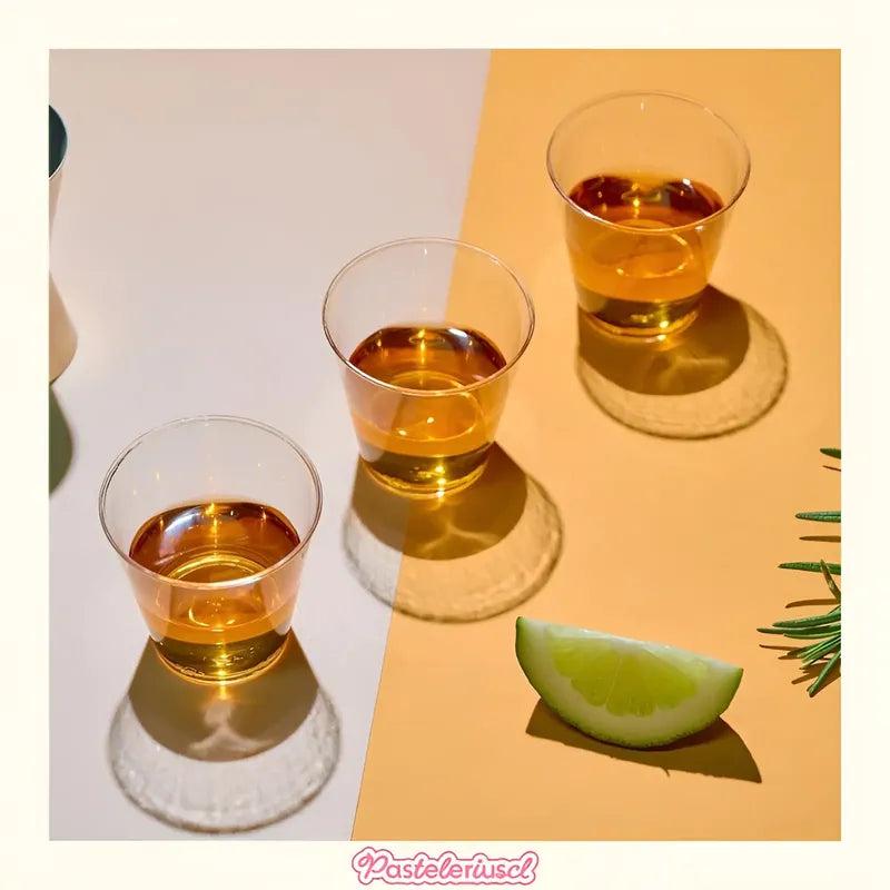 X100 Pocillos Para Postres Vasos Plasticos Vasos Shot 30ml Transparente