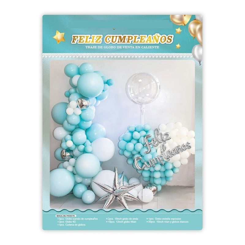 Pack X99 Globos De Cumpleaños Globos Feliz Cumpleaños Globo Pack X99 Globos 1475