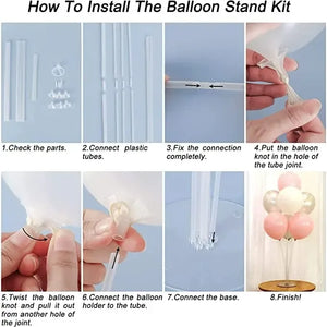 Soporte De Globos Varillas Para Globos Varilla De Globos Blanco