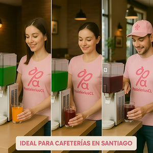 Dispensadores Bebidas Doble Dispensador Agua Electrico 18l Plateado