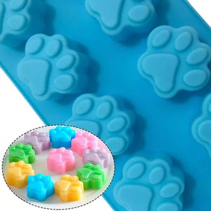 4 Molde Silicona Huesito Molde Patita Molde Pata Molde Hueso