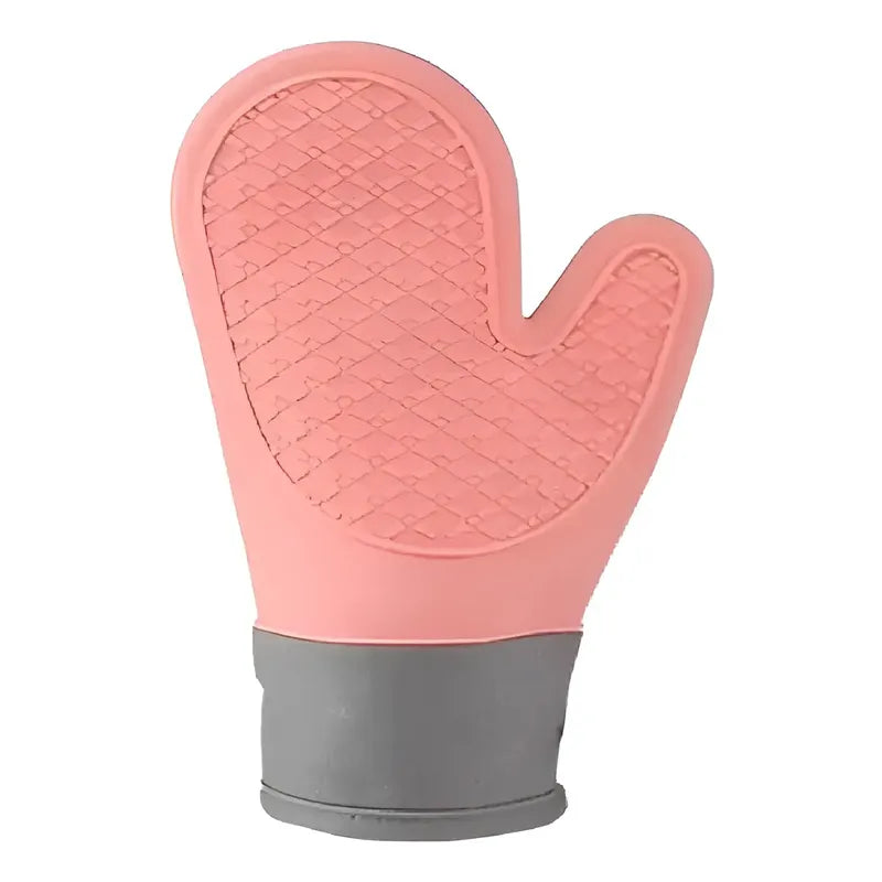 Guante Silicona Para Horno Toma Olla Guantes Cocina 27 Cm Protector De Silicona Agarradera Para Horno Rosa Pasteleriuscl Guantes Silicona 27cm