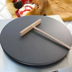 Maquina Para Panqueques Panquequera Electrica Crepera 3000w Color Plateado