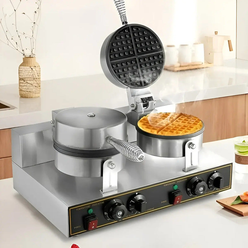 Waflera Doble Maquina Para Waffles Waflera Grande 2400w Wafleras Con Formas Waffle Maquina Para Hacer Waffles Maquina De Waffles Wuaflera Waflera Industrial Waflera Doble Maquina Waflera Pasteleriuscl