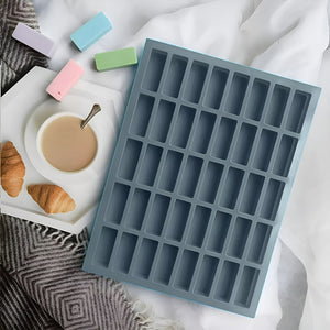 Moldes Silicona Barra Chocolate Moldes Hielo Molde Jabon  Azul