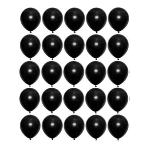 Pack X25 Set De Cumpleaños Globos Cumpleaños Globos Negro