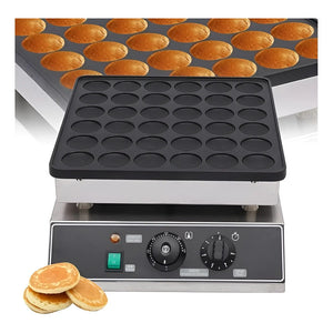 Waffle Mini Panqueques Wafle Panqueques Industrial 36 Cav Plateado / Waffle Mini Panqueques 36 Pcs