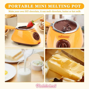 Maquina Para Derretir Chocolate Fondue Chocolate Máquina Calentadora Para Chocolate Olla Fondue Maquina Para Derretir... Amarillo