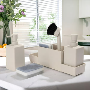 Porta Esponja Y Lavaloza Para Tu Cocina Escurridor Esponja Beige